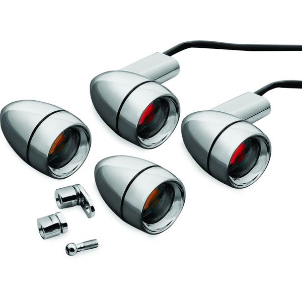 Kuryakyn Late Style Turn Signal Kit Chrome