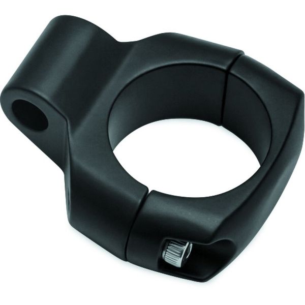 Kuryakyn Mirror Adapter 1-1/4inch Bars Mount Satin Black