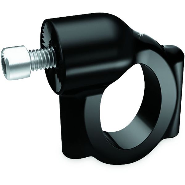 Kuryakyn Side Mount License Plate Holder Clamp 86-17 Softails Gloss Black