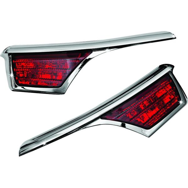 Kuryakyn L.E.D. Passenger Armrest Trim With Turn Signal 06-17 GL1800 Chrome