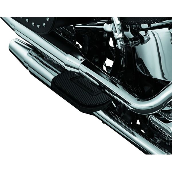 Kuryakyn Premium Ribbed Floorboards Without Adapter Wrinkle Black