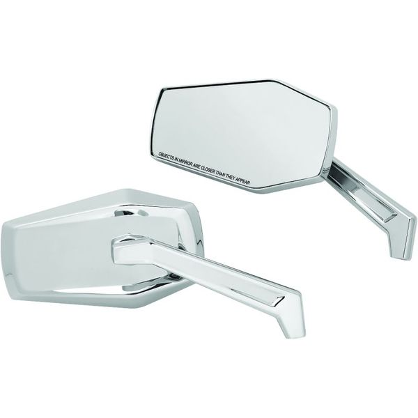 Kuryakyn Hex Mirrors Chrome