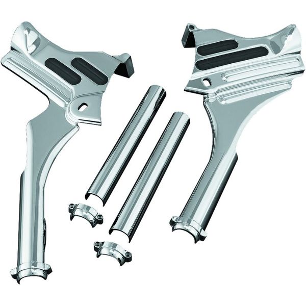 Kuryakyn Deluxe Neck Covers 95-07 Touring Models Chrome