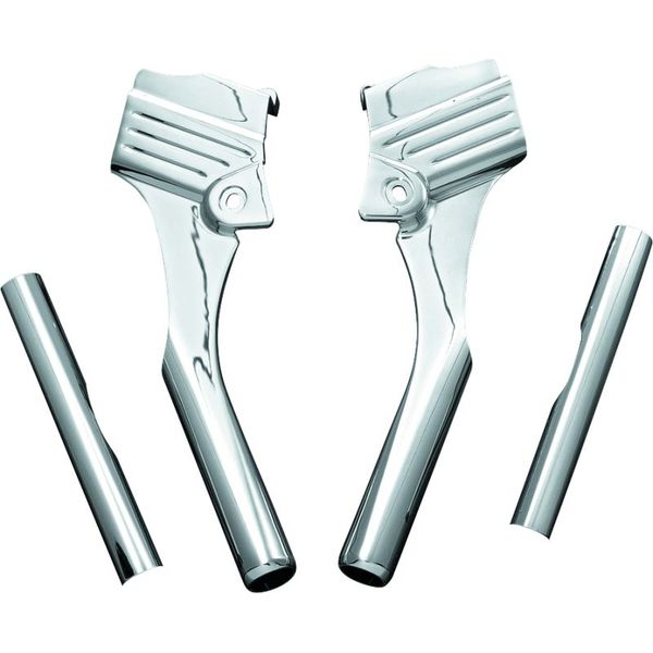 Kuryakyn Deluxe Neck Cover Kit 95-05 Touring Models Chrome