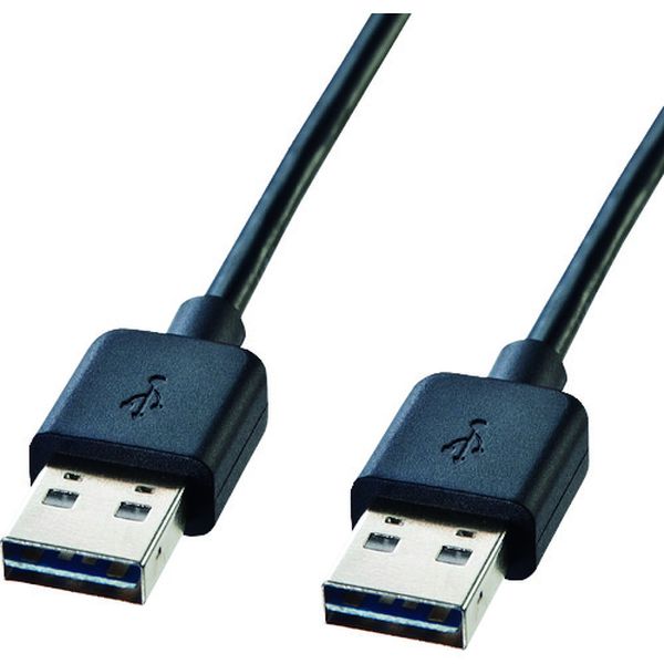 KURAA05 200-5627  両面挿せるUSBケーブル(A-Aタイプ)