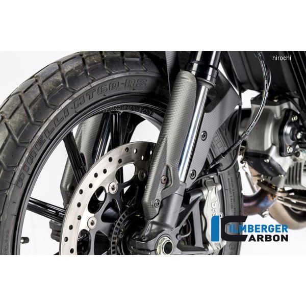 スタンドパイプカバー 左側 艶なし Scrambler Icon 15-16