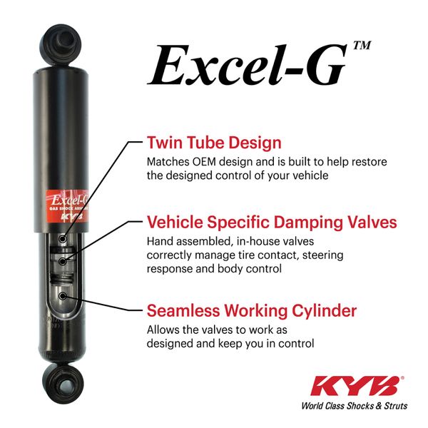KYB 20-23 Buick Encore GX / 21-23 Chevrolet Trailblazer Excel-G Gas Shock - Rear