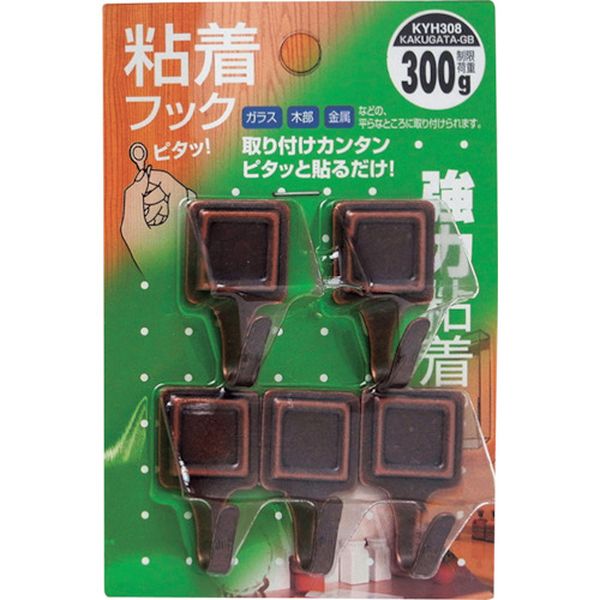 335-2381  粘着フック カクガタGB 5個入り