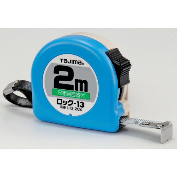 タジマ　ロック－１３　２ｍ／尺相当目盛付／ブリスター