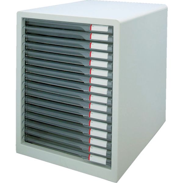 レターケース　１６段　Ｌ－１６ＳＳＲ　ライトグレー