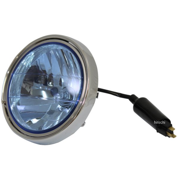 マルチリフレクター ヘッドライト カワサキ車用 φ180 ブルーレンズ