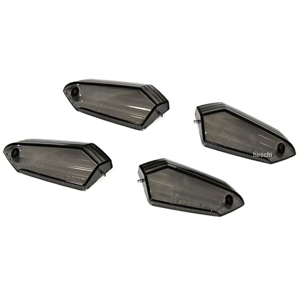 ウィンカーレンズ カワサキ ZRX1200DAEG 1台分 スモーク