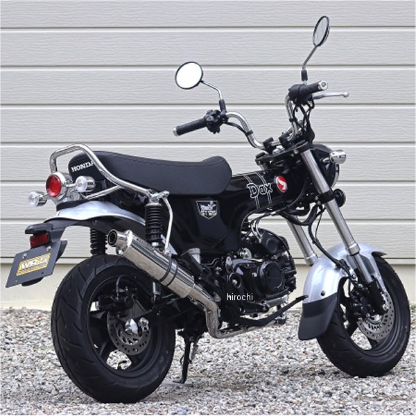 フルエキゾースト ダウンタイプ ショートオーバル ダックス125 ステンレス