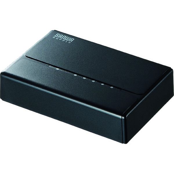 LANSWHP501BK  スイッチングハブ(5ポート・マグネット付き)