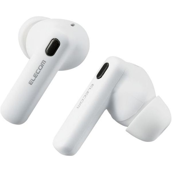 LBTTWS13WH Bluetoothイヤホン 完全ワイヤレス ノイズキャンセリング AAC対応 カナル型 ホワイト
