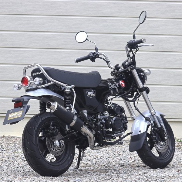 フルエキゾースト ダウンタイプ ショートオーバル ダックス125 F-BLACK