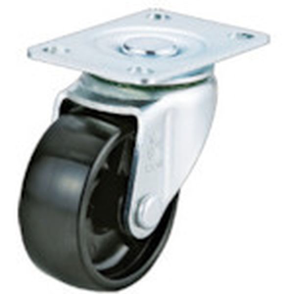 LHG50BN 809-3588  プレート式キャスター自在車50径ナイロン車輪