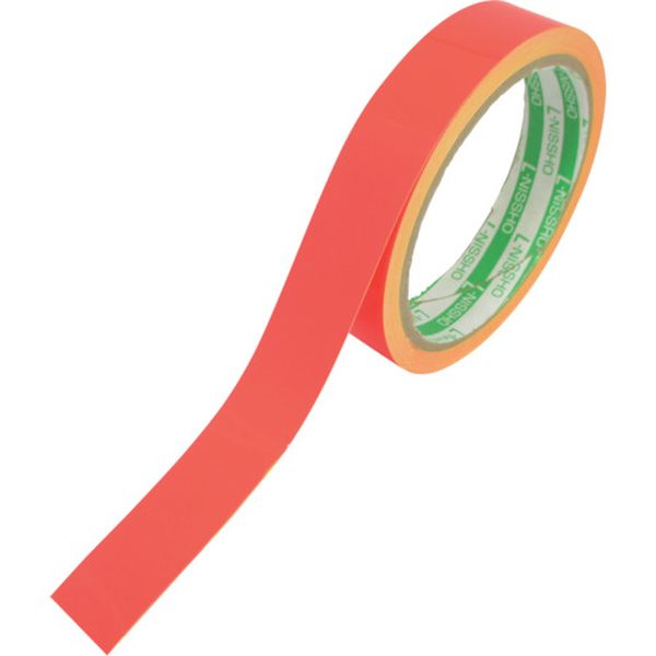 蛍光テープ　２０ｍｍＸ５ｍ　レッド