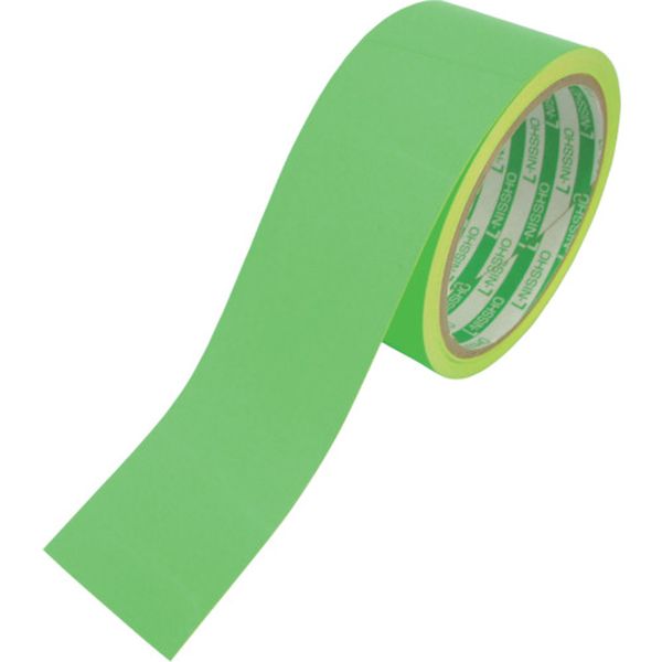 蛍光テープ　４５ｍｍＸ５ｍ　グリーン