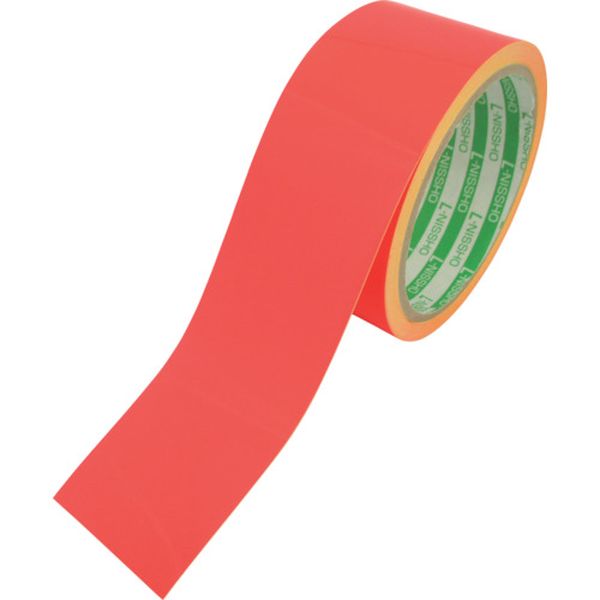 蛍光テープ　４５ｍｍＸ５ｍ　レッド