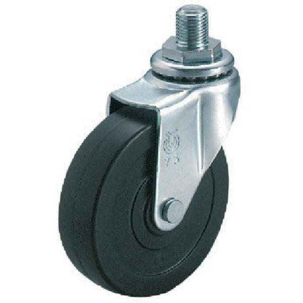 LT40RW3814 809-2993  ねじ込みキャスター自在車 40径ゴム車輪