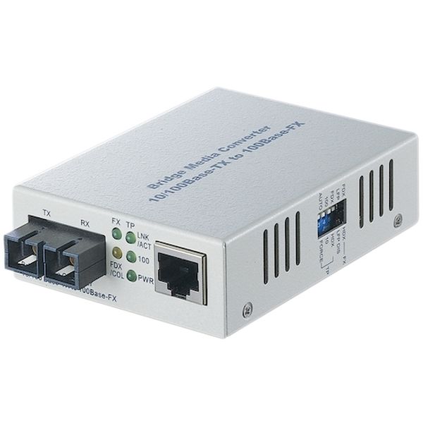 光メディアコンバータ 2芯マルチモード 100BASE-TX：100BASE-FX(SC) 2km
