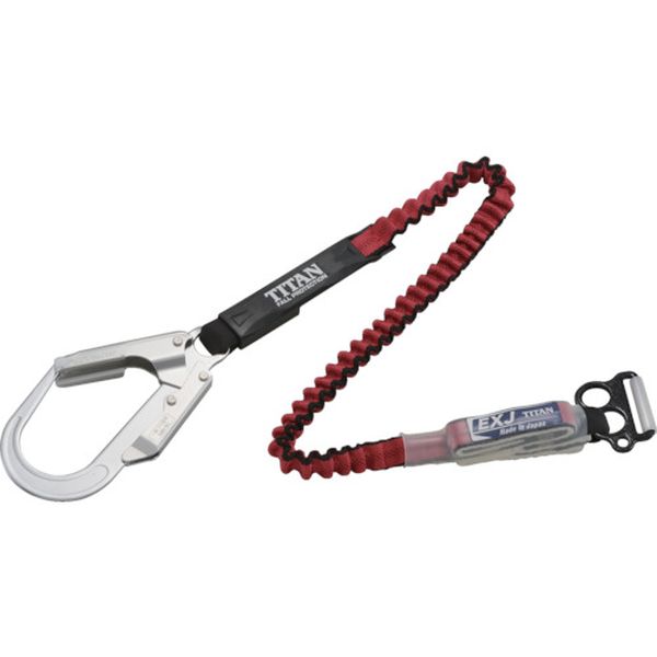 EXJ胴ベルト用メインランヤード レッド