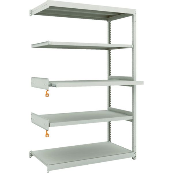 M1.56463M2B スチールラック M1.5型軽中量棚 1160X595XH1800 5段うちスライド2段 連結