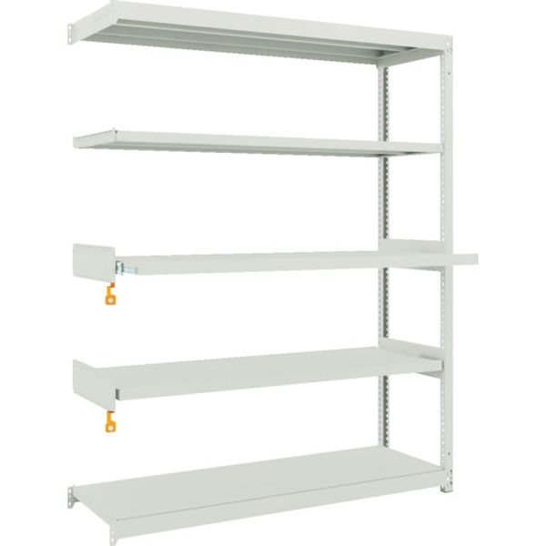 M1.56543M2B スチールラック M1.5型軽中量棚 1460X450XH1800 5段うちスライド2段 連結