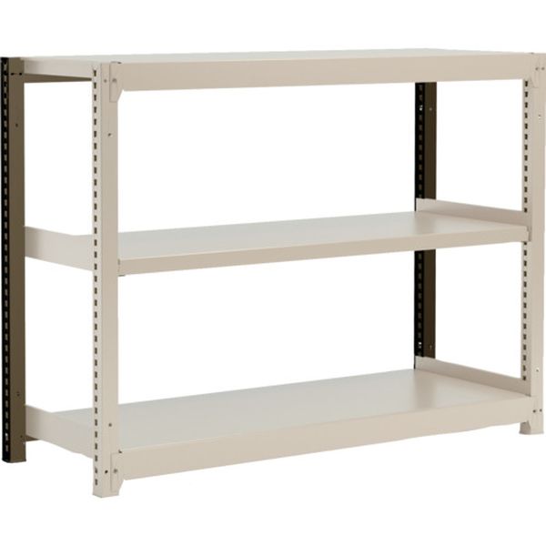 M23443 スチールラック M2型軽中量棚 1160X450XH900 3段 単体 ネオグレー ネオグレー