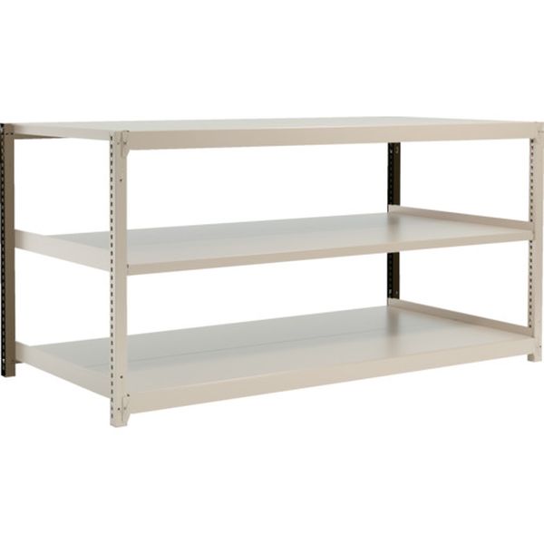 M23693 スチールラック M2型軽中量棚 1760X880XH900 3段 単体  ネオグレー ネオグレー