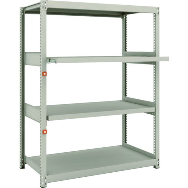 M25462M2 スチールラック M2型軽中量棚 1160×600×H1500 4段うちスライド2段 単体