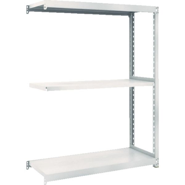 M25643B 780-0941 スチールラック M2型軽中量棚 1760X450XH1500 3段 連結 ネオグレー