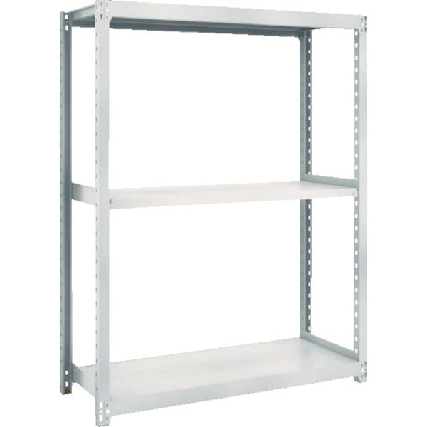 M25663 780-0959 スチールラック M2型軽中量棚 1760X600XH1500 3段 単体 ネオグレー