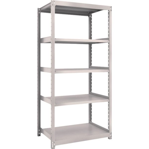 M26395 645-5078 スチールラック M2型軽中量棚 860×880×H1800 5段 単体 ネオグレー