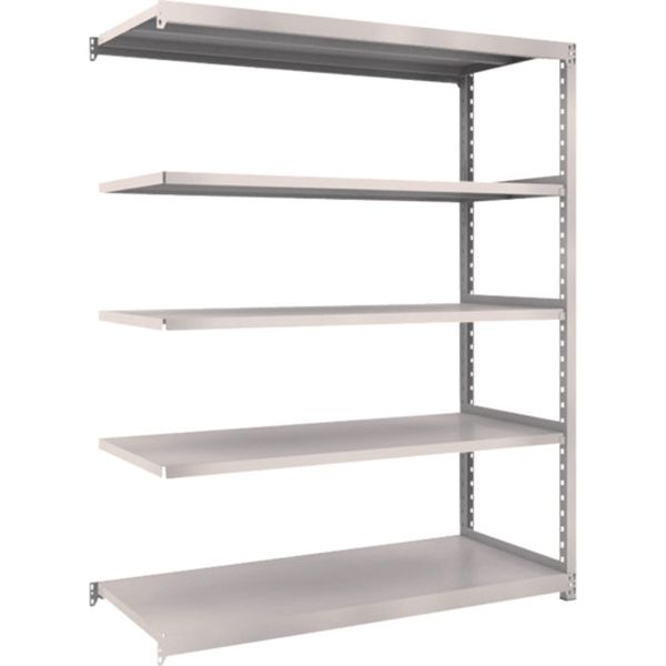 M26595B 645-6651 スチールラック M2型軽中量棚 1460×880×H1800 5段 連結 ネオグレー