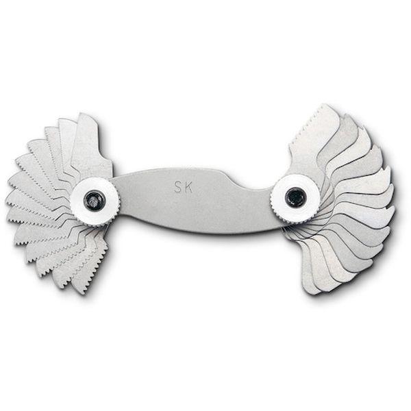 236-3699  ネジ ピッチゲージ ミリ 28枚組