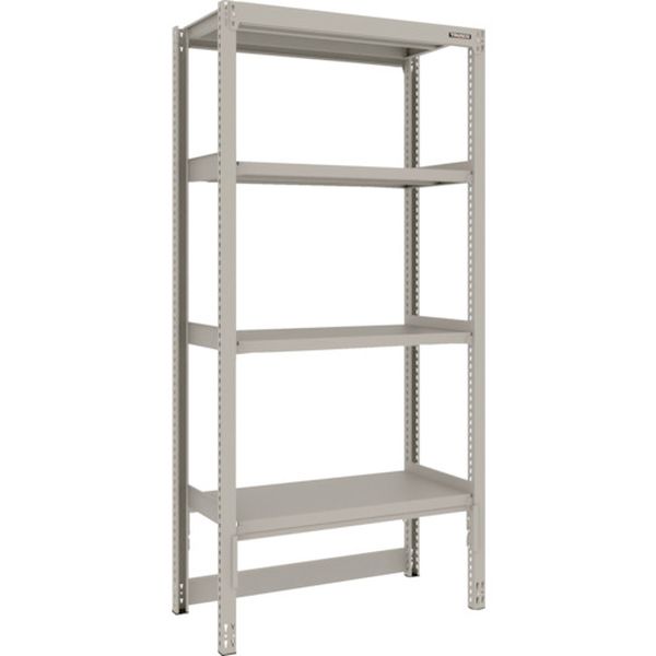 M2DB6344 スチールラック M2型軽中量棚 台車天板収納型 860X450XH1800 4段 単体