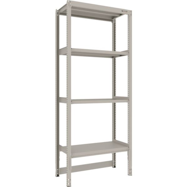 M2DB7344 スチールラック M2型軽中量棚 台車天板収納型 860X450XH2100 4段 単体