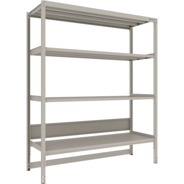 M2DB7664 スチールラック M2型軽中量棚 台車天板収納型 1760X600XH2100 4段 単体