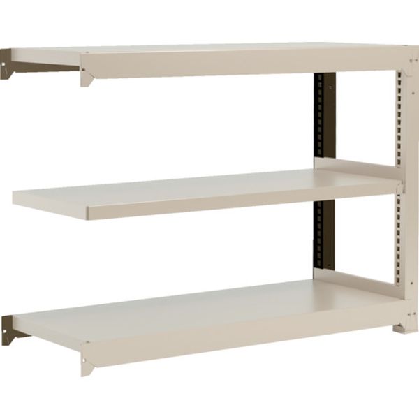 M33453B スチールラック M3型中量棚 1200X471XH900 3段 連結 ネオグレー ネオグレー