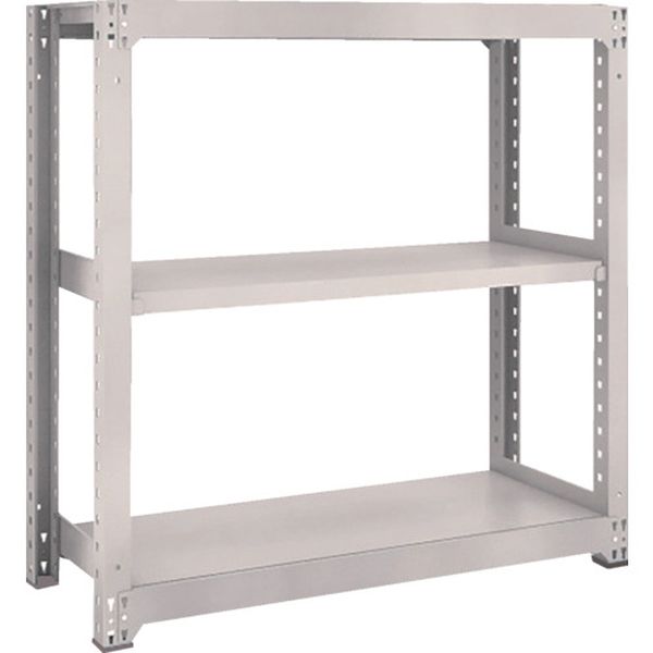 M33663 スチールラック M3型中量棚 1800X571XH900 3段 単体 ネオグレー ネオグレー