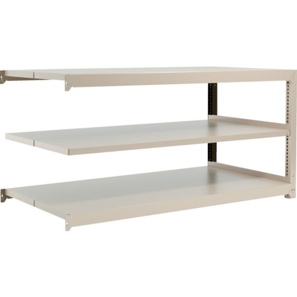 M33693B スチールラック M3型中量棚 1800X921XH900 3段 連結 ネオグレー ネオグレー