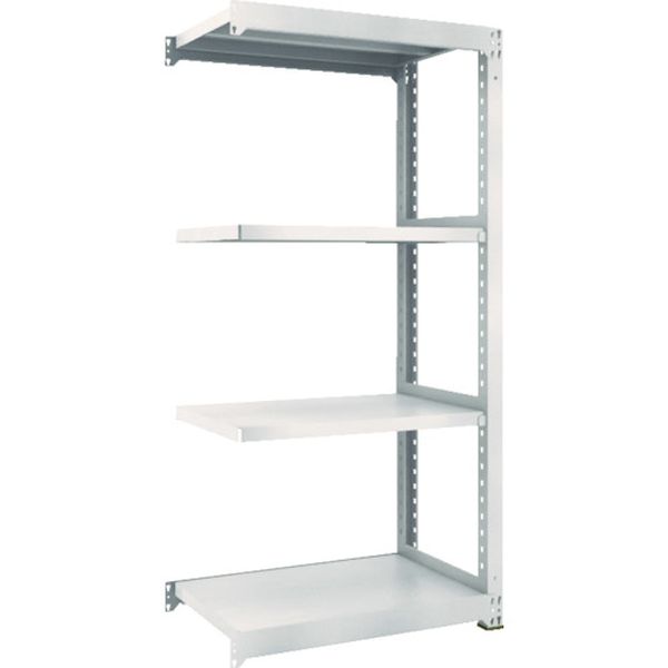 M37364B 526-2800 スチールラック M3型中量棚 900X571XH2100 4段 連結 ネオグレー