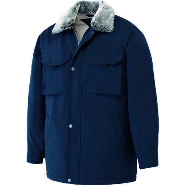 M4047UE3L 797-6712  防寒 ソフトカストロコート ネイビー 3L