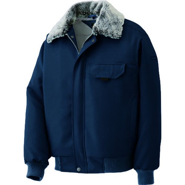 M4057UELL 797-6828  防寒 ソフトパイロトジャンパー ネイビー LL