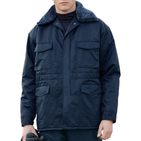 M6507UEL 821-9554  防寒 ナイロンカストロコート ネイビー L