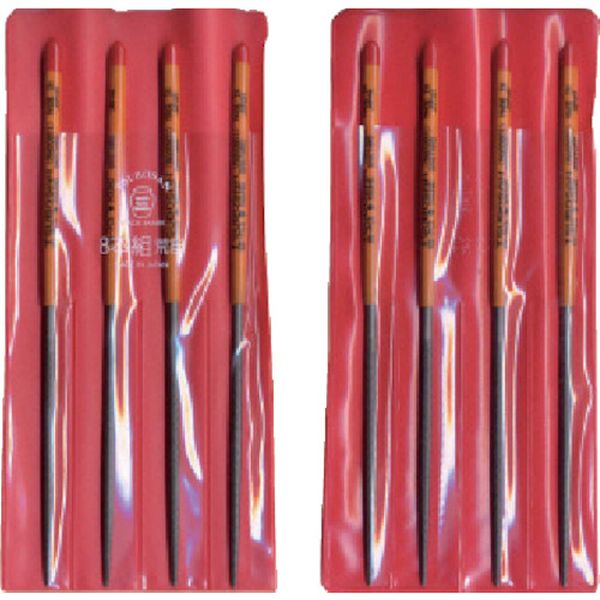 組ヤスリ　８本組　丸　荒目