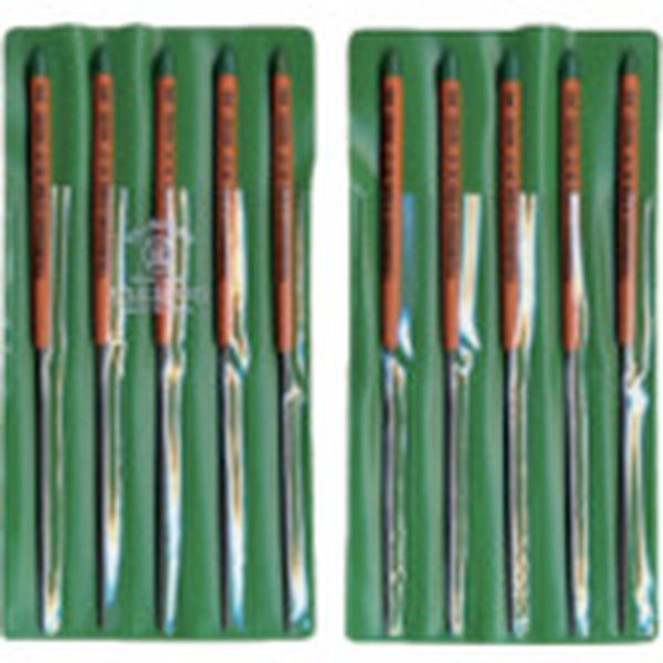 組ヤスリ　１０本組　丸　中目