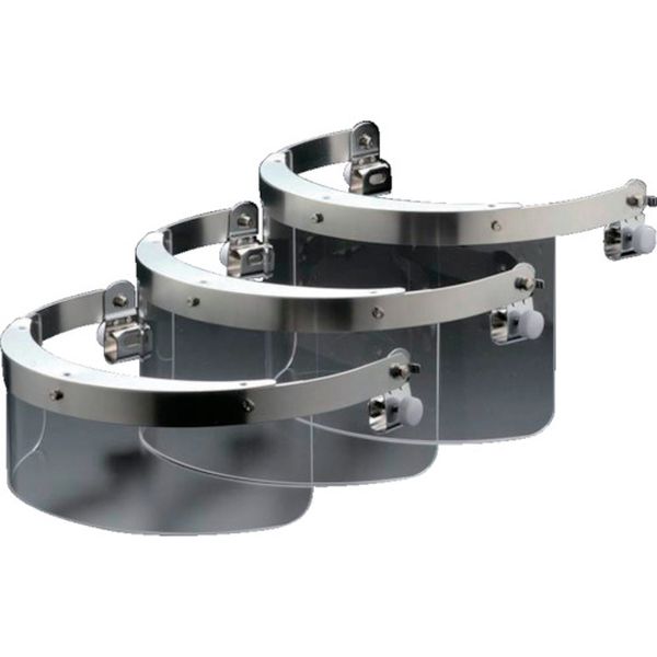 MB126HM1M  防災面 ヘルメット取付・半面シールド型  中